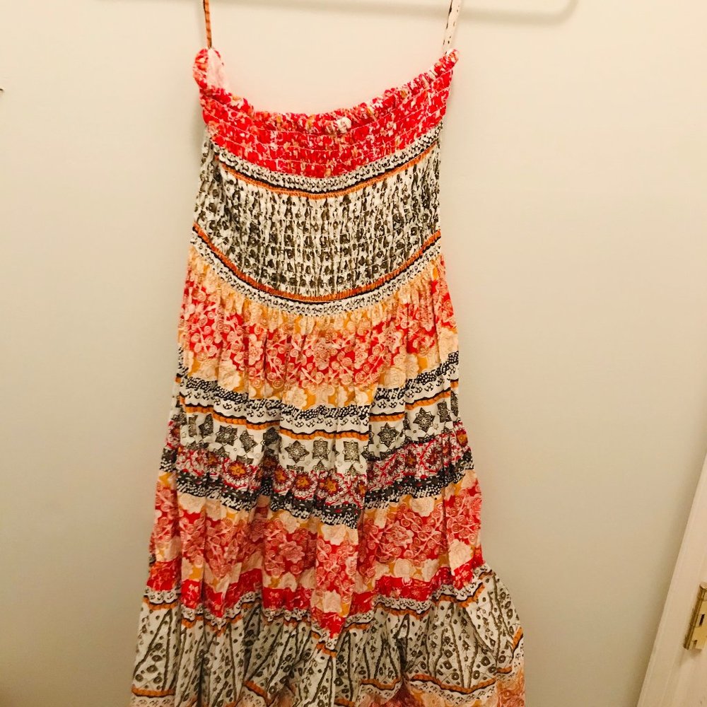 CUTE STRAPLESS FITTED DRESS